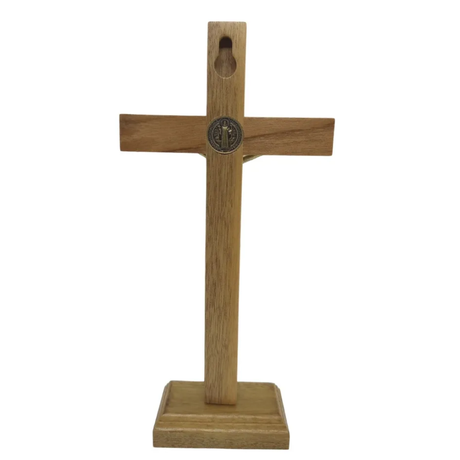 Crucifixo Mesa São Bento 19cm