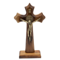 Crucifixo De Mesa E Parede São Bento 23cm