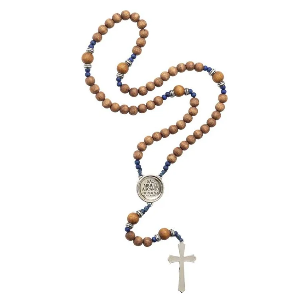 Terço Madeira Canela São Miguel