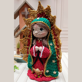 N. Sra. de Guadalupe em Amigurumi