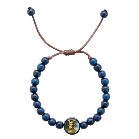 Pulseira Infantil Anjo Da Guarda Azul