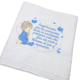 Fralda de Boca Anjinho - Azul - Espanhol