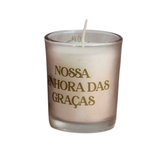 Our Lady of Grace Candle - Glass
