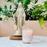 Our Lady of Grace Candle - Glass