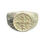Anel Medalha de São Bento – Prata 925