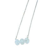 Colar Três Medalhas Santos – Prata 925