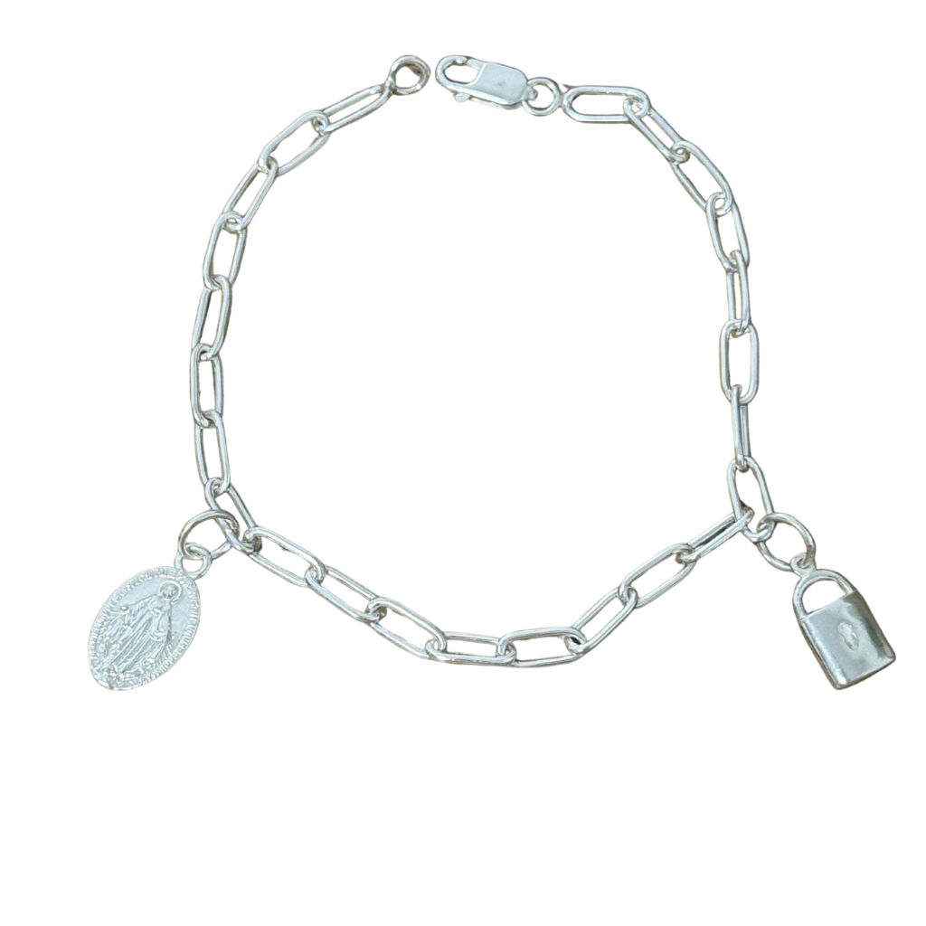 Cadeia de Consagração – Prata 925 – Medalha Milagrosa