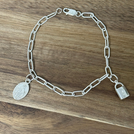 Cadeia de Consagração – Prata 925 – Medalha Milagrosa