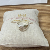 Anel Medalha de São Bento Prata 925