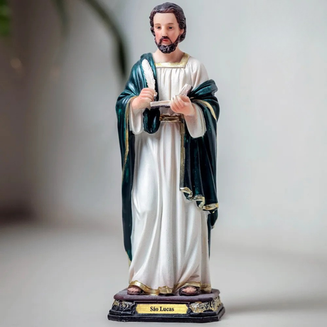 Imagem São Lucas Evangelista 20cm