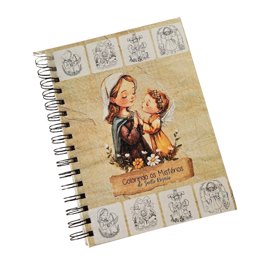 Coloring the mysteries of the Holy Rosary