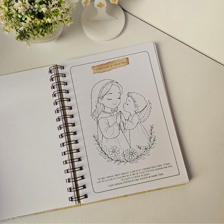 Coloring the mysteries of the Holy Rosary