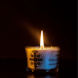 Vela Aromática de São Bento com Tampa Personalizada com Ímã