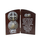 Capelinha de São Bento em Madeira Escura - Impressão UV