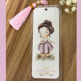 Bookmark of the Holy Angel of the Lord – Little Girl (pink)