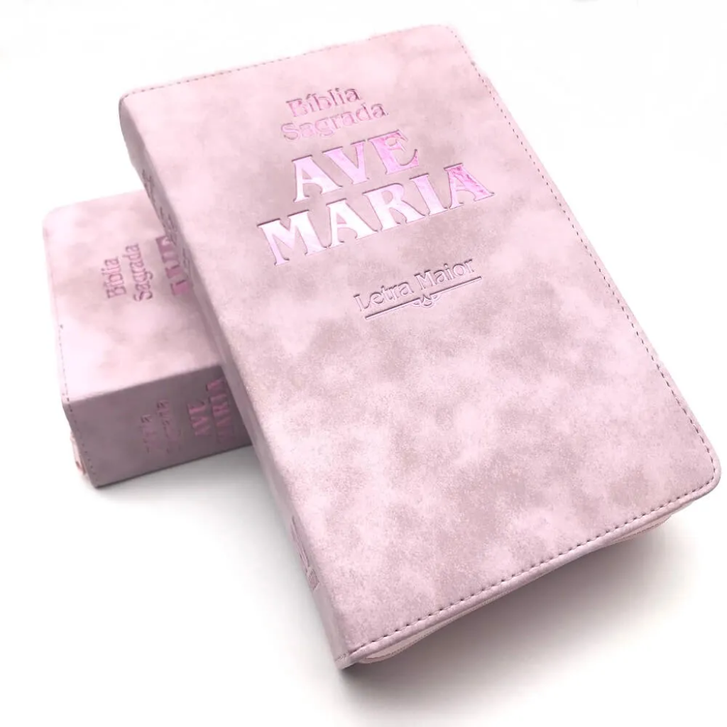 Holy Bible Hail Mary Large Print - Zipper