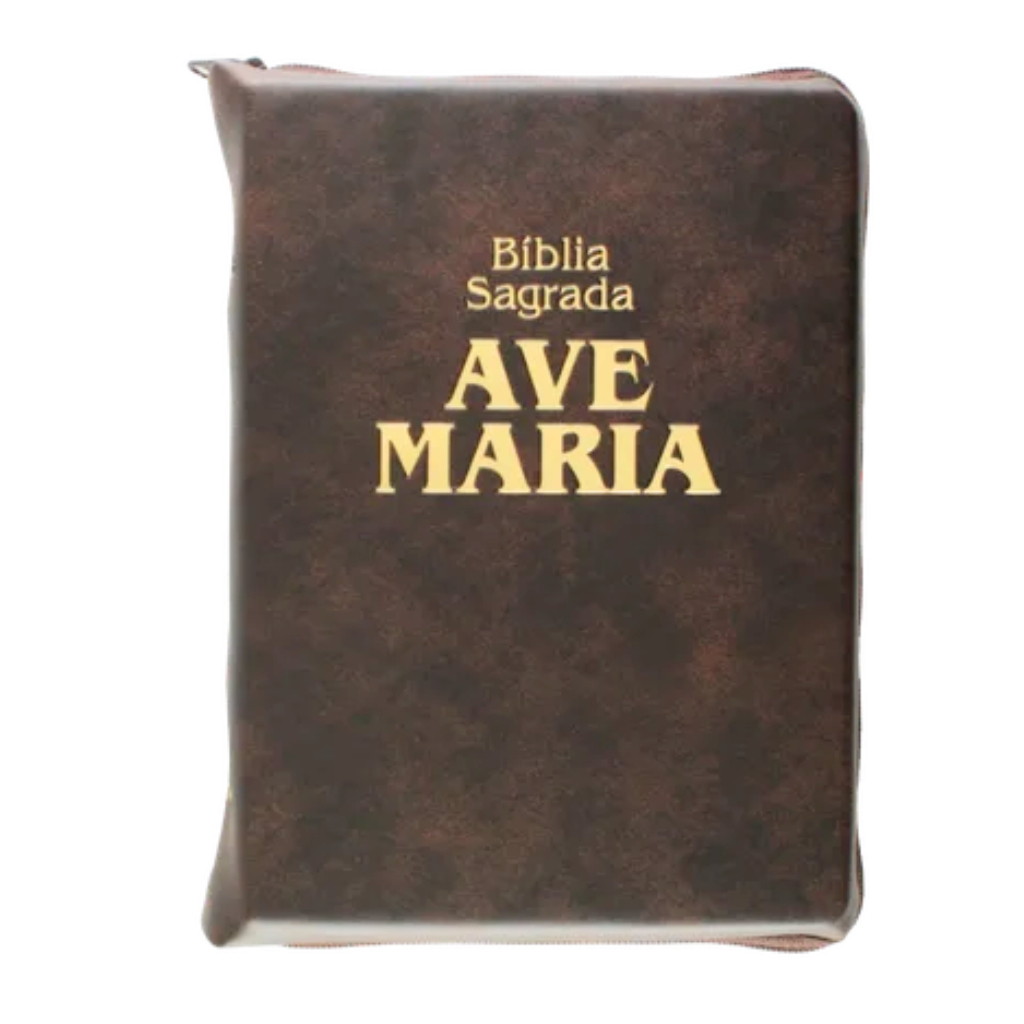 Medium Brown Zippered Bible