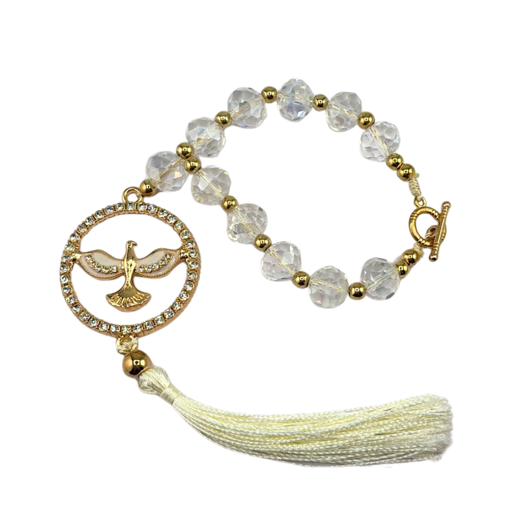 Holy Spirit Crystal Rosary