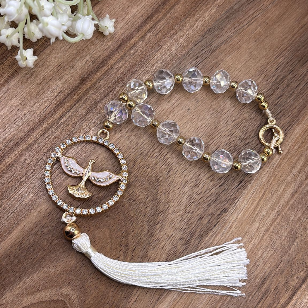 Holy Spirit Crystal Rosary