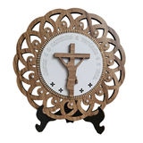 Mandala decorativo de Jesús Crucificado