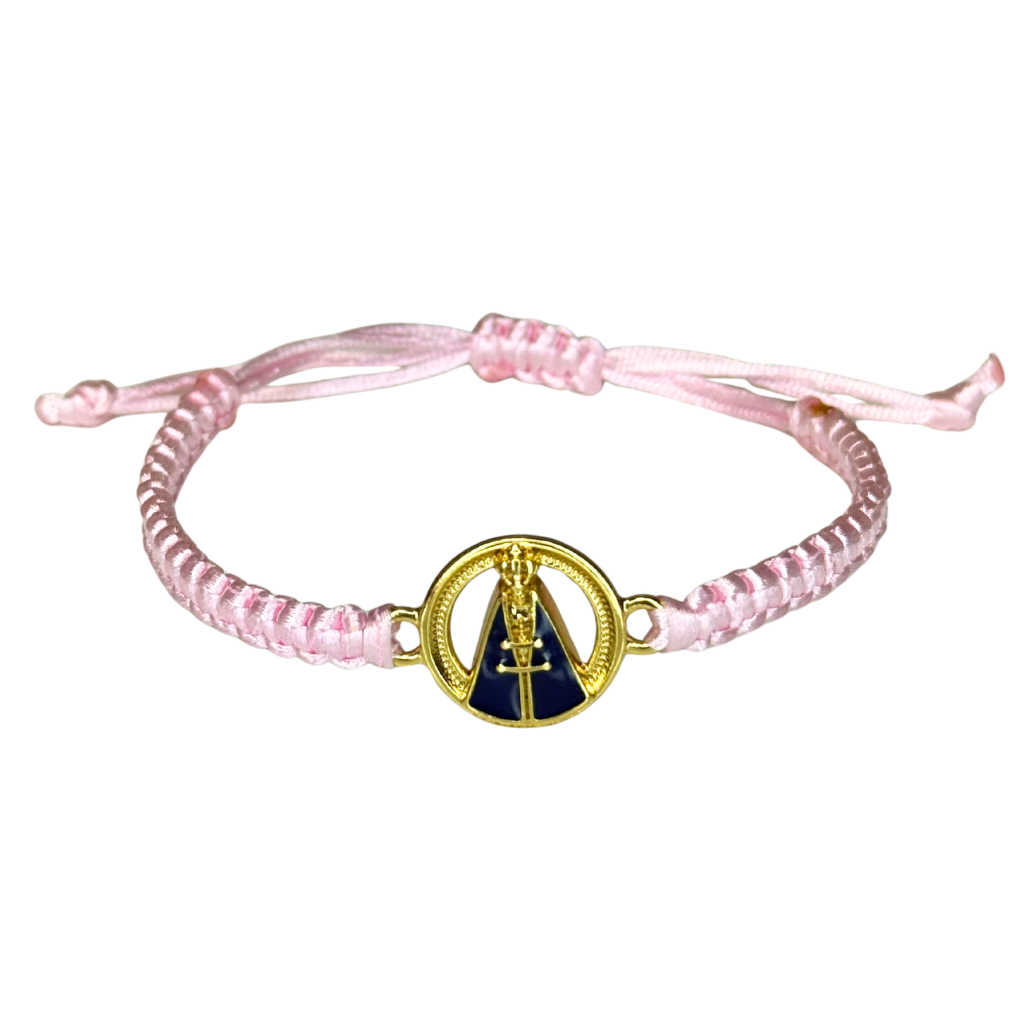 Pulsera de Nuestra Señora de Aparecida – Rosa
