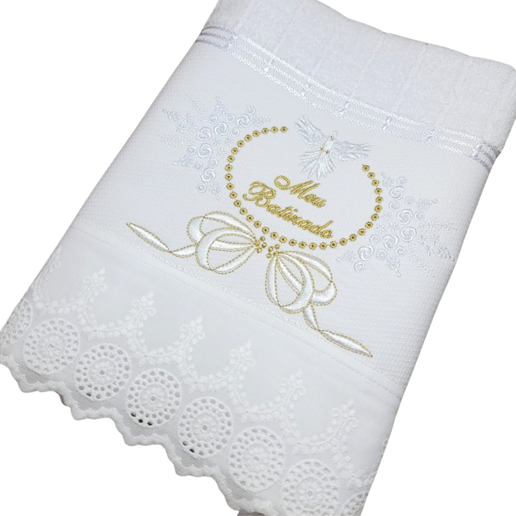 "My Baptism" Towel - Embroidered