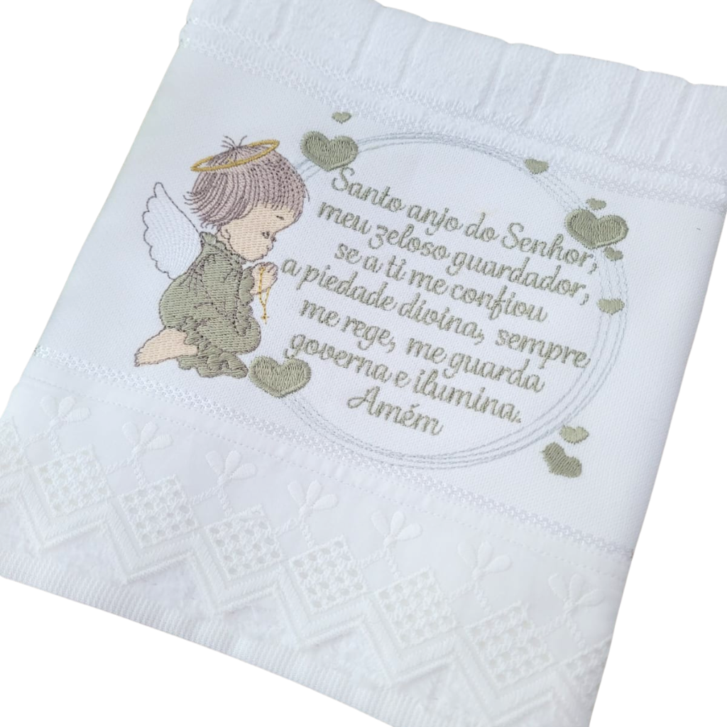Toalhinha Anjo da Guarda - lavabo