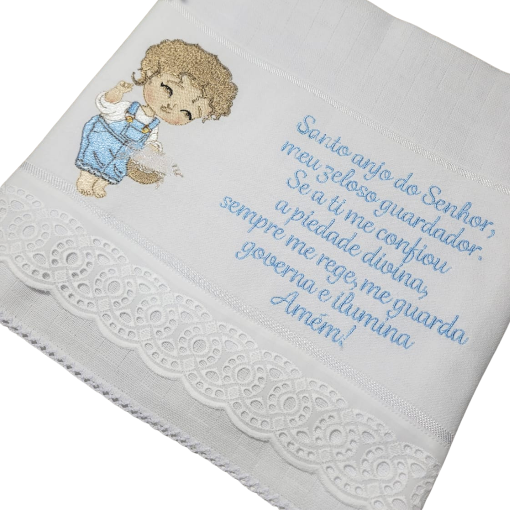 Guardian Angel Baby Washcloth