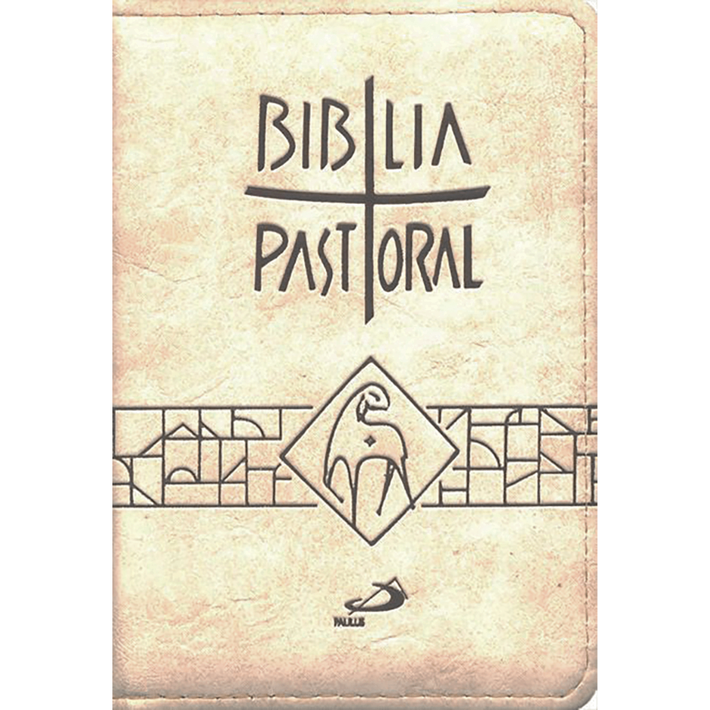 Biblia Pastoral, Crema - Bolsillo - Cremallera