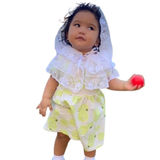 Véu Capuz Infantil Santa Pureza ( Tamanho PP de 12 a 24 meses))