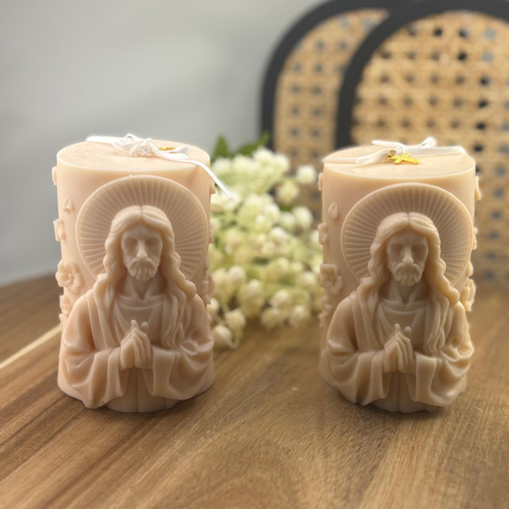 Vela de Jesús - Perfumada a mano