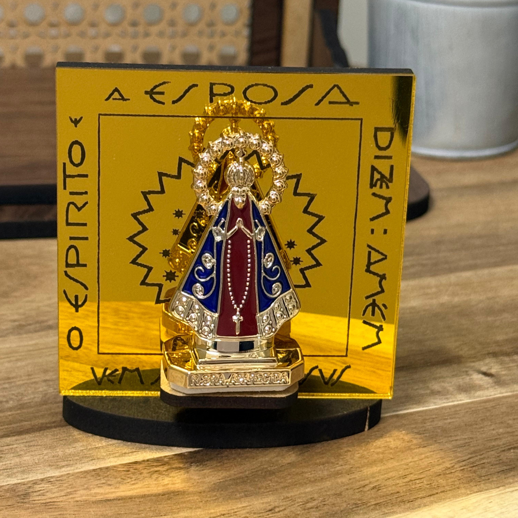 Nicho Nossa Senhora Aparecida -  MDF e Acrílico