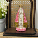 Nossa Senhora Aparecida Rosa - 15cm