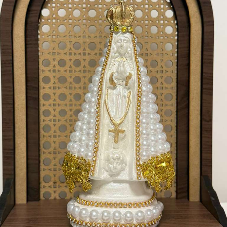 Ntra. Sra. Aparecida Blanca - 15cm