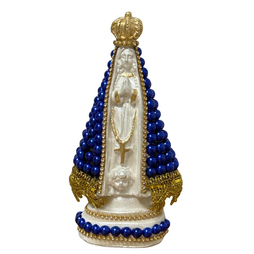 N. Sra Aparecida Azul Royal - 18cm