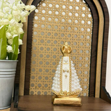 Nossa Senhora Aparecida Branca -10cm