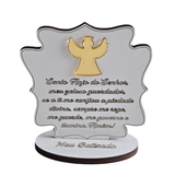 Plaquinha Oração do Santo Anjo – Meu Batizado