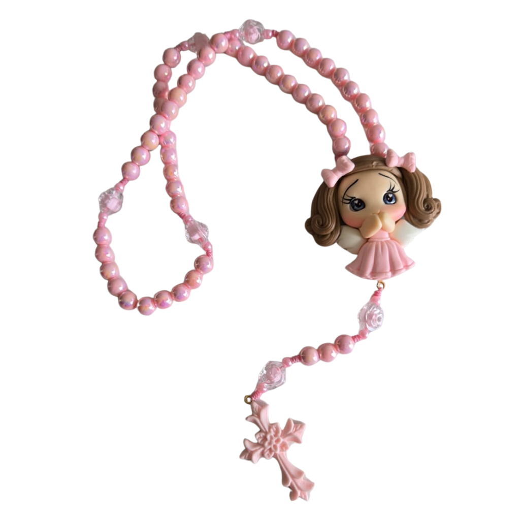 Pink Angel Children's Rosary