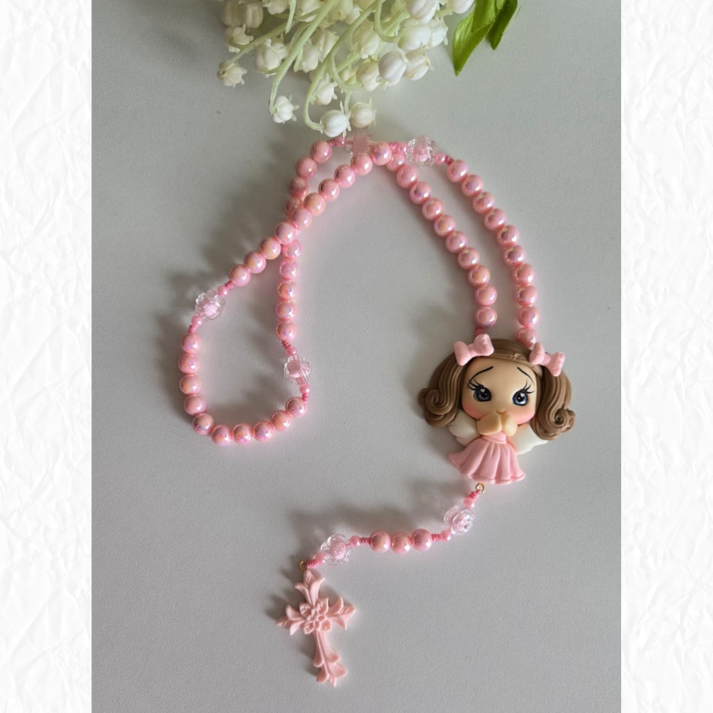 Pink Angel Children's Rosary