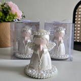 Anjinho Branco Decorativo - 9cm
