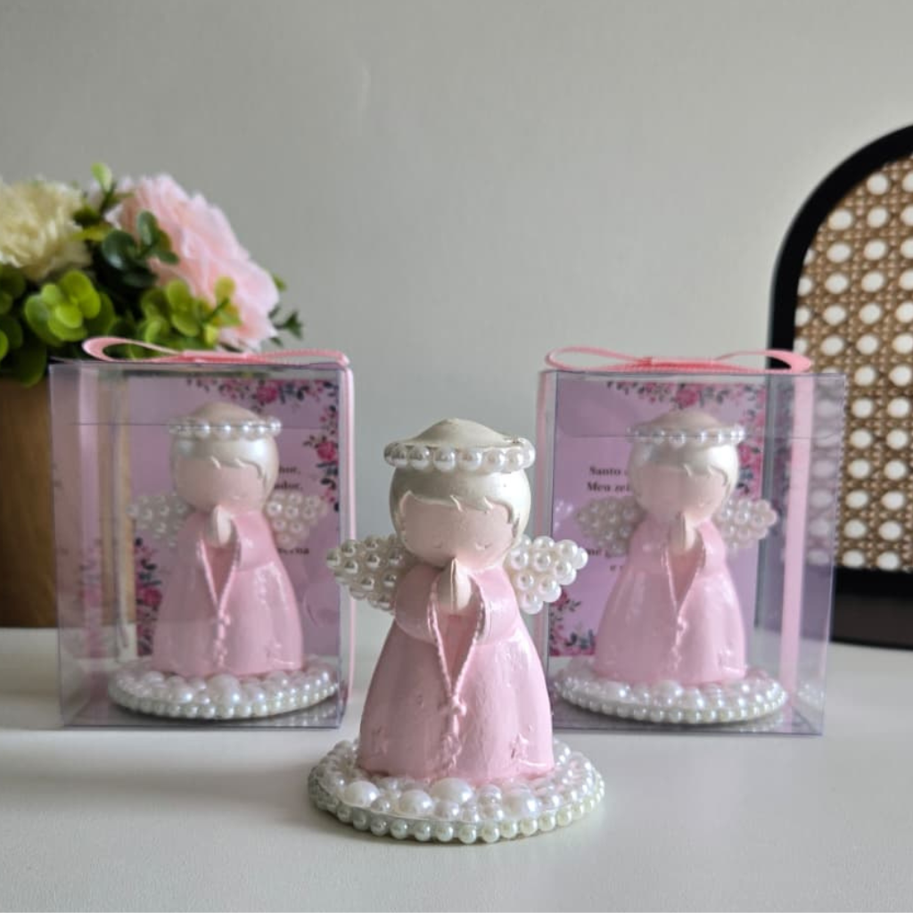 Pink Decorative Angel - 9cm