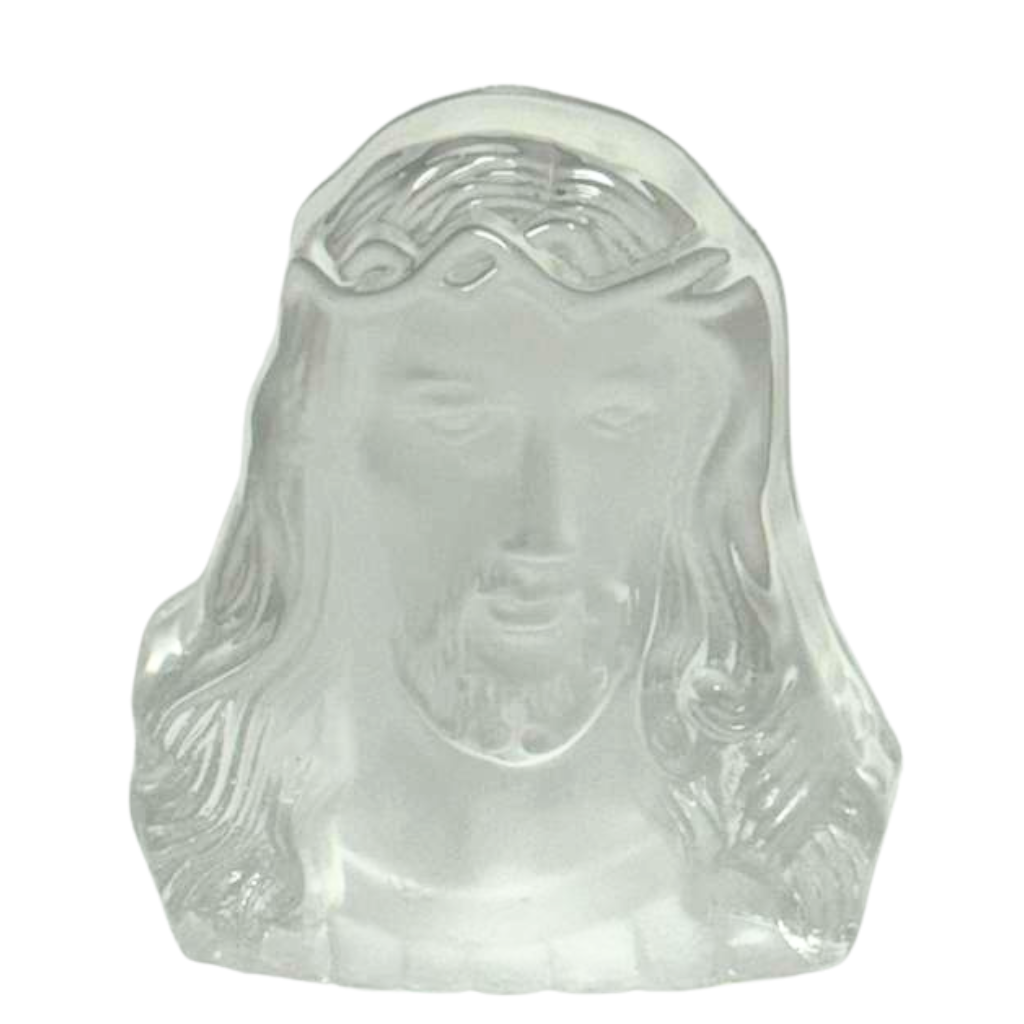 Rostro de Cristo en Cristal
