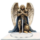 Estatua de acrílico de San Miguel Arcángel