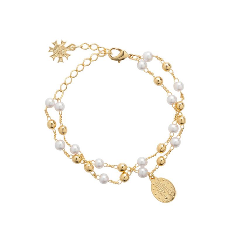 Pulseira Pérola Nossa Senhora das Graças.