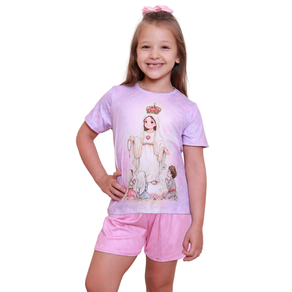 Pijama Infantil Fatiminha Com Pastorzinhos