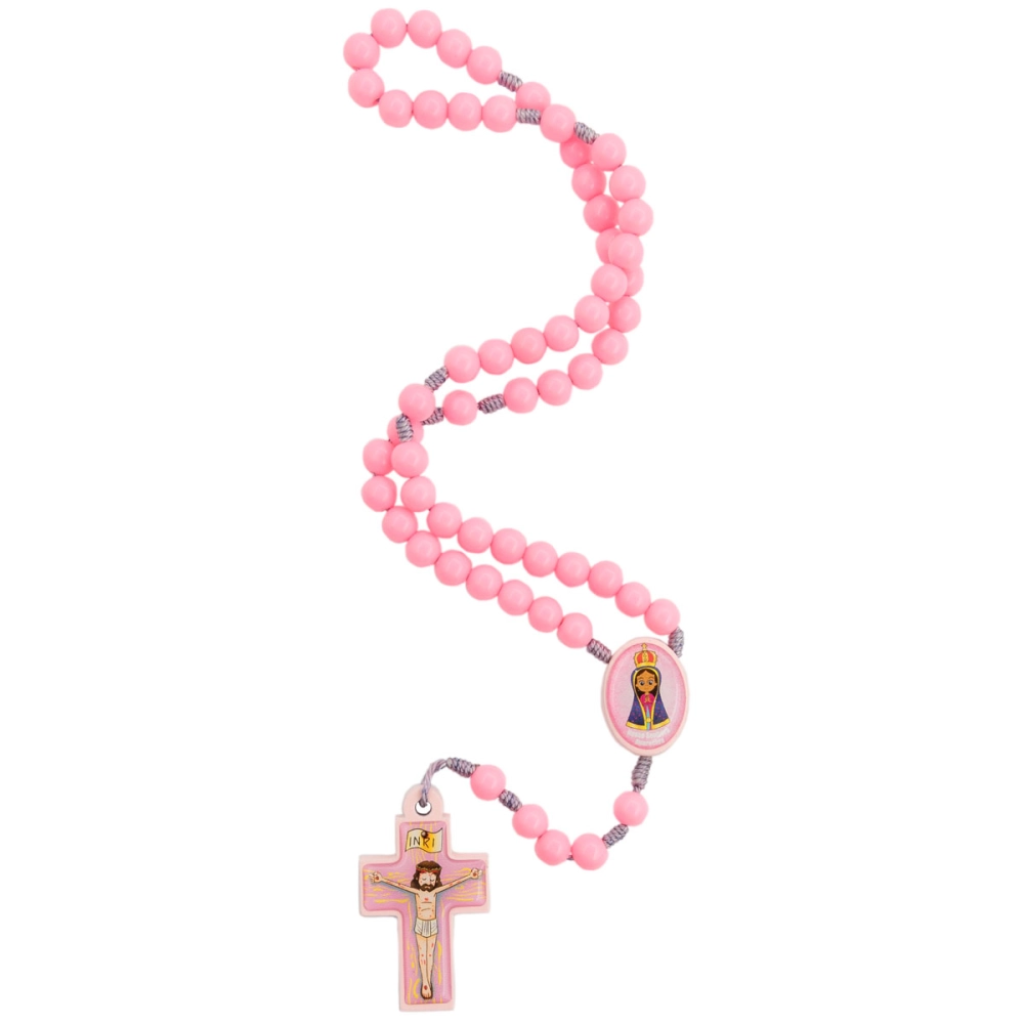 Our Lady of Aparecida Rosary - Children's Pink