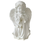 Ángel Rezando Decorativo - 20cm Blanco