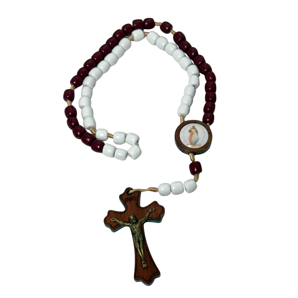 Divine Mercy Rosary - Wood