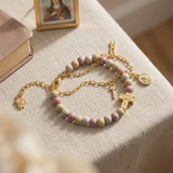 Pulsera Nuestra Señora de La Salette Dorada