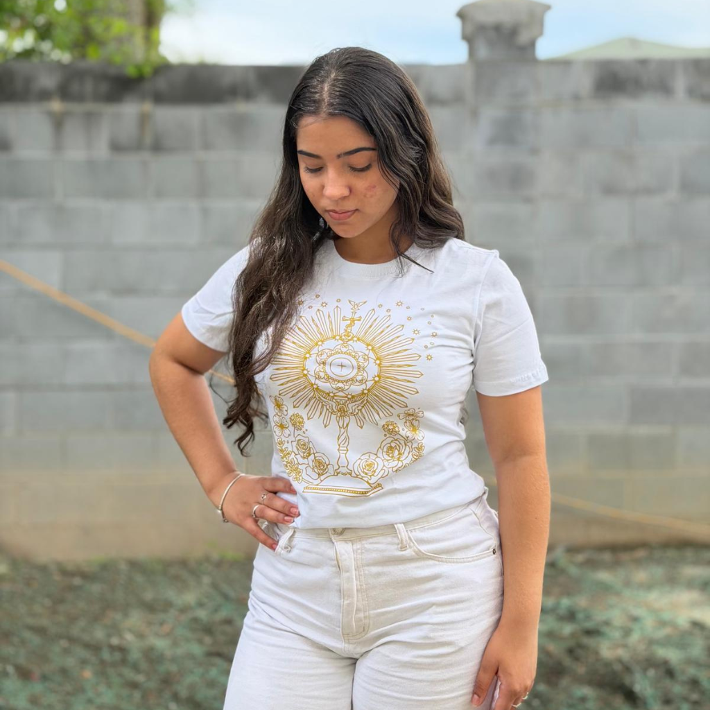 Sacred Sacrament Baby Look T-shirt